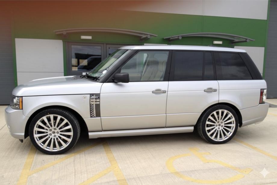 Range Rover III L322 2002-2012 гг. Боковые пороги Autobiography (2 шт., ABS) Фото 1