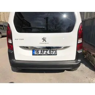 Накладка из нержавейки над номером фото 3