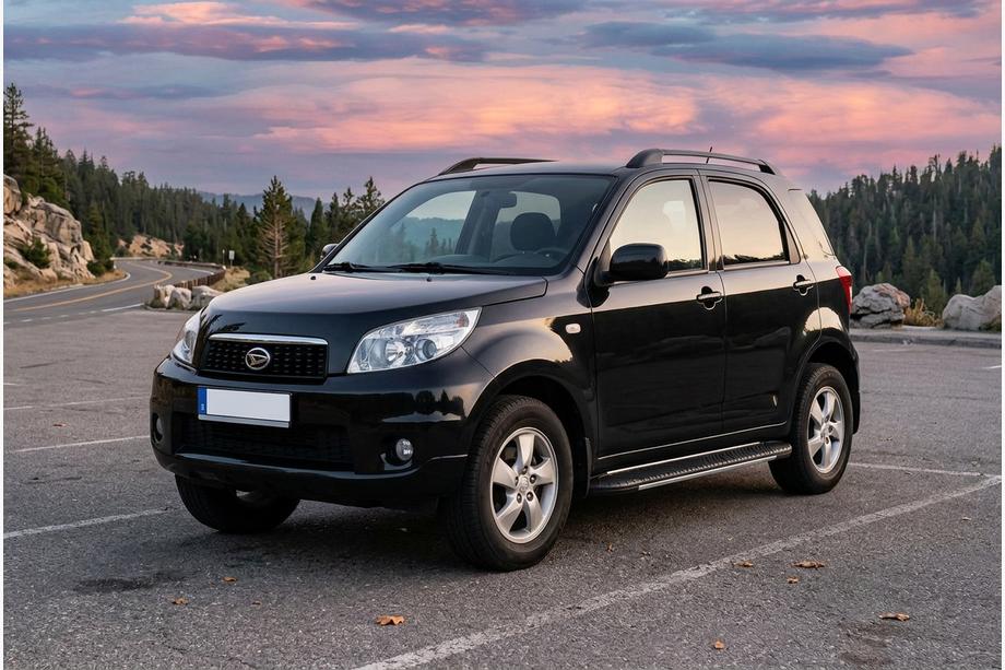Daihatsu Terios 2006-2017 гг. Боковые пороги Bosphorus Grey (2 шт., алюминий) Image