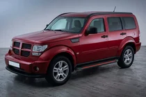 Dodge Nitro 2006-2011 гг. Боковые Подножки Maya Red (2 шт., Алюминий) фото 1