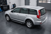 GreatWall Haval/Hover H3 2005-2013 гг. Боковые пороги Bosphorus Grey (2 шт., алюминий) фото 1