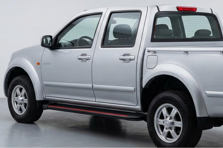 GreatWall Wingle 5 2006- гг. Боковые Подножки Maya Red (2 шт., Алюминий) Image