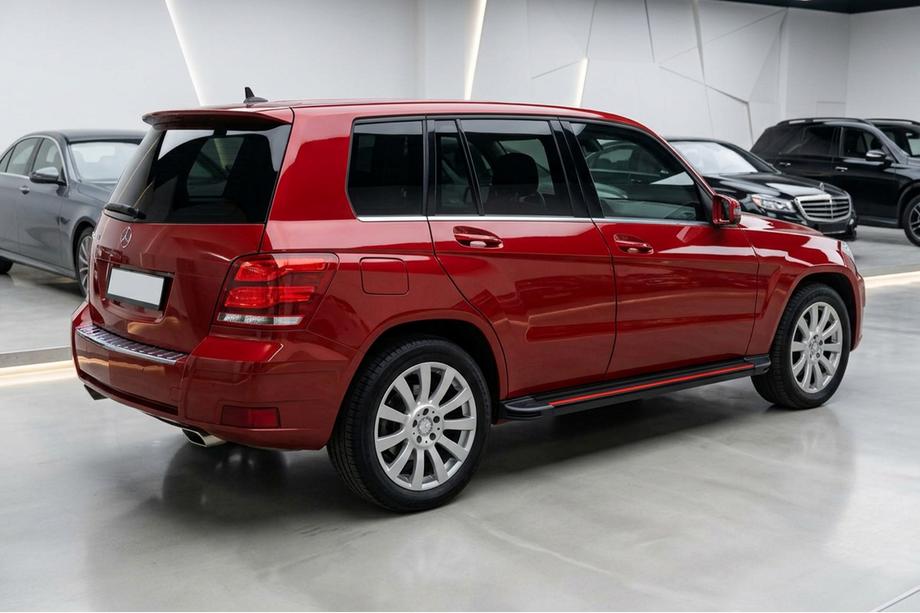Mercedes GLK class X204 2008-2015 гг. Боковые Подножки Maya Red (2 шт., Алюминий) Image