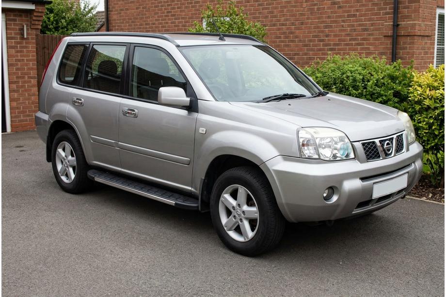 Nissan X-trail T30 2002-2007 гг. Боковые Подножки Duru (2 шт., Алюминий) Image
