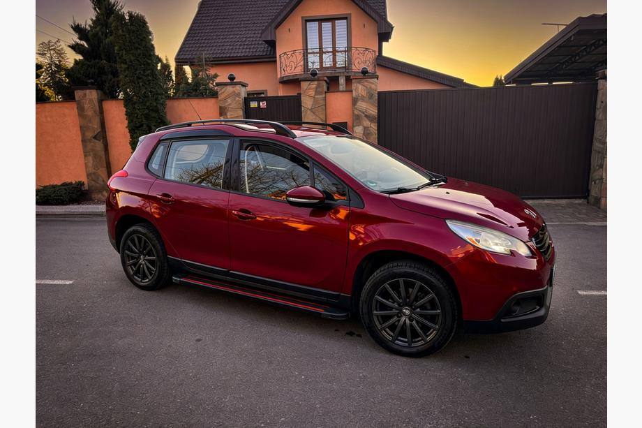 Peugeot 2008 2013-2019 гг. Боковые Подножки Maya Red (2 шт., Алюминий) Image