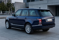 Range Rover IV L405 2013-2021 гг. Боковые пороги Bosphorus Grey (2 шт., алюминий) фото 1