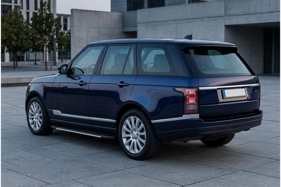 Range Rover IV L405 2013-2021 гг. Боковые пороги Bosphorus Grey (2 шт., алюминий) Image
