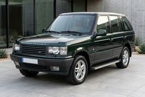 Range Rover II P38A 1997-2002 гг. Боковые Подножки Maya V1 (2 шт., Алюминий) фото 1