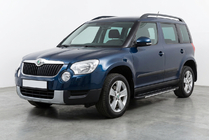 Skoda Yeti 2009-2017 гг. Боковые пороги Bosphorus Grey (2 шт., алюминий) фото 1