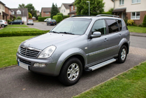 SsangYong Rexton I 2001-2017 гг. Боковые Подножки Maya V2 (2 шт., Алюминий) 2012-2017 фото 1