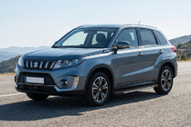 Suzuki Vitara 2015- гг. Боковые пороги Bosphorus Grey (2 шт., алюминий) фото 1