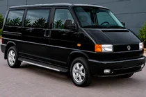 Volkswagen T4 Transporter 1990-2003 гг. Боковые пороги Bosphorus Grey (2 шт., алюминий) фото 1