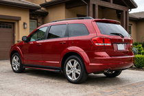 Dodge Journey 2008-2020 гг. Боковые Подножки Maya Red (2 шт., Алюминий) фото 1