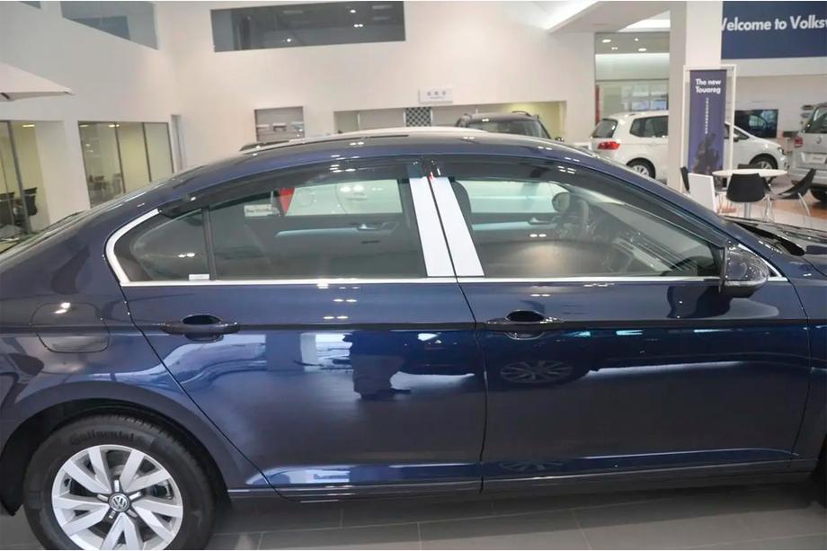 Volkswagen Passat B8 2015-2023 гг. Ветровики SD (4 шт, HIC) Фото 4