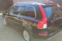 Volvo XC90 2002-2014 гг. Ветровики с хромированным молдингом (4 шт, HIC) фото 2