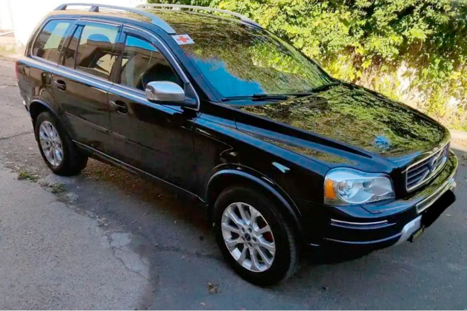 Volvo XC90 2002-2014 гг. Ветровики с хромированным молдингом (4 шт, HIC) Image