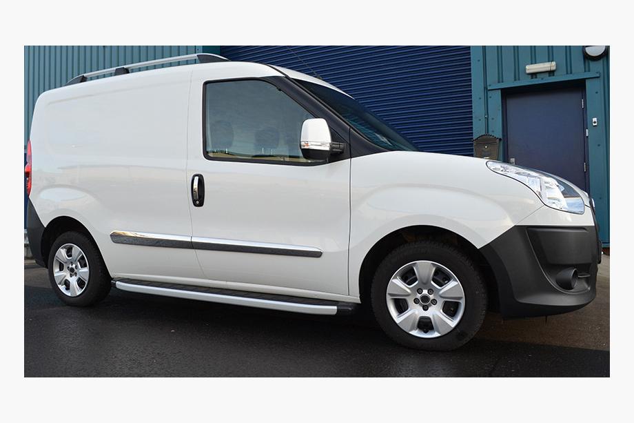 Fiat Fiorino/Qubo 2008-2024 гг. Хромированные Накладки на Ручки (4 шт., Нержавейка) Фото 2