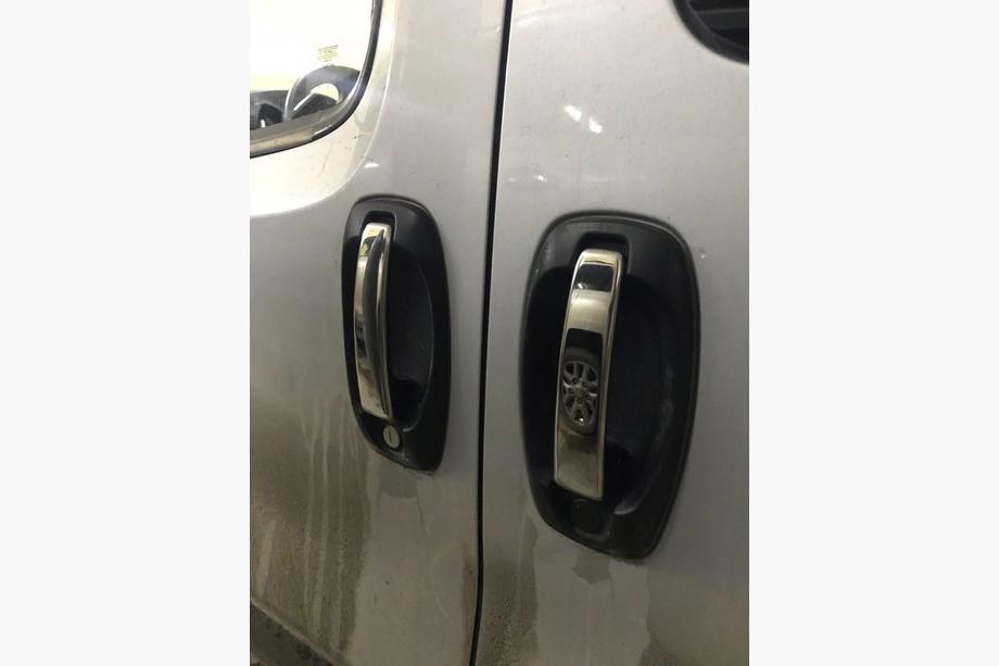Fiat Fiorino/Qubo 2008-2024 гг. Хромированные Накладки на Ручки (4 шт., Нержавейка) Фото 6