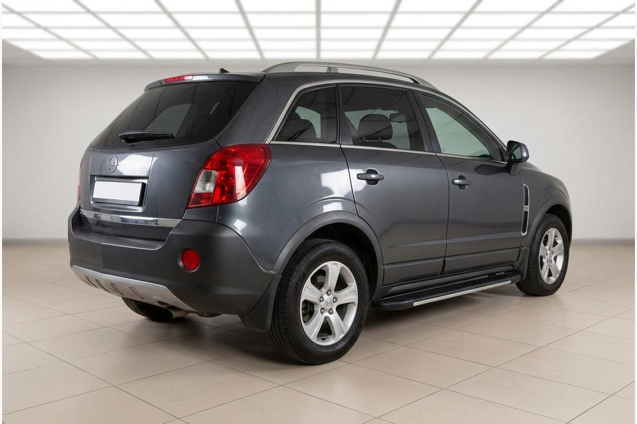 Opel Antara 2006-2017 гг. Боковые пороги Bosphorus Grey (2 шт., алюминий) Image