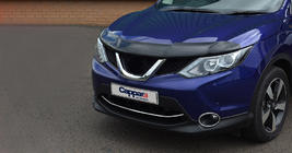 Nissan Qashqai 2014-2021 гг. Дефлектор капота EuroCap (2014-2017) фото 3