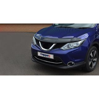 Дефлектор капота EuroCap (2014-2017) Nissan Qashqai 2014-2021 гг. фото 3