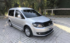 Volkswagen Caddy 2010-2015 гг. Дефлектор капота (EuroCap) фото 3