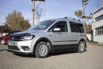 Volkswagen Caddy 2015-2020 гг. Дефлектор капота (EuroCap) фото 7