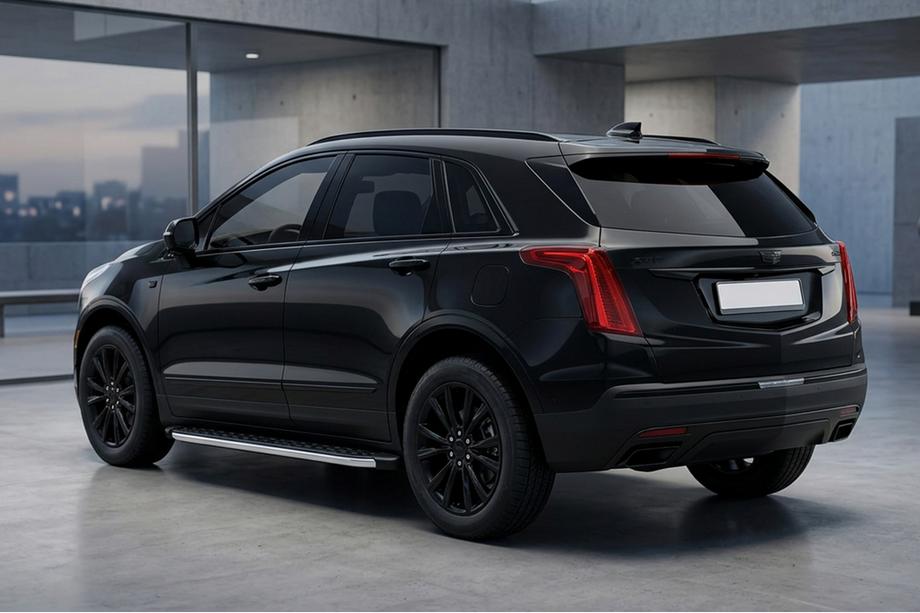 Cadillac XT5 2016- гг. Боковые Подножки BlackLine (2 шт., Алюминий) Image