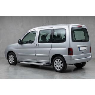 Боковые Подножки New Vision Grey (2 шт., Алюминий) Citroen Berlingo 1996-2008 гг. фото 1