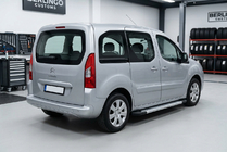 Citroen Berlingo 2008-2018 гг. Боковые Подножки New Vision Grey (2 шт., Алюминий) фото 1