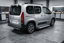 Citroen Berlingo/Multispace 2018- гг. Боковые Подножки New Vision Grey (2 шт., Алюминий) фото 1