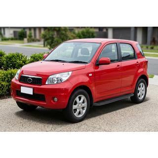 Боковые Подножки Tayga Black (2 шт., Алюминий) Daihatsu Terios 2006-2017 гг. фото 1
