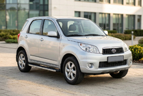 Daihatsu Terios 2006-2017 гг. Боковые Подножки BlackLine (2 шт., Алюминий) фото 1