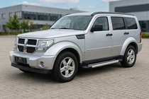 Dodge Nitro 2006-2011 гг. Боковые Подножки New Vision Grey (2 шт., Алюминий) фото 1