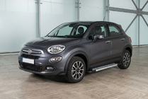 Fiat 500X 2014-2024 гг. Боковые Подножки New Vision Grey (2 шт., Алюминий) фото 1