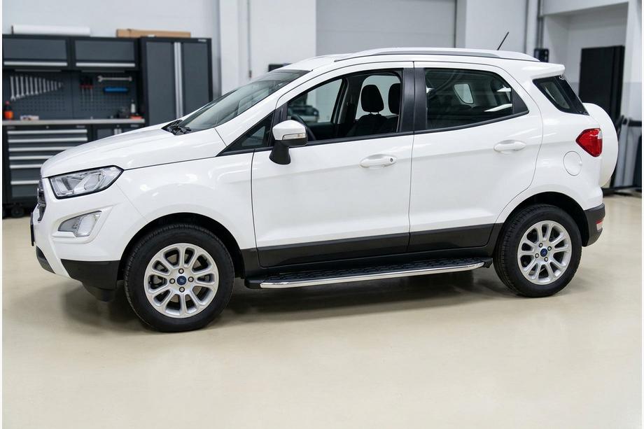 Ford Ecosport 2013-2022 гг. Боковые Подножки BlackLine (2 шт., Алюминий) Image