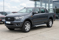 Ford Ranger 2011–2022 гг. Боковые Подножки New Vision Grey (2 шт., Алюминий) фото 1