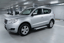 Geely Emgrand X7 2011- гг. Боковые Подножки New Vision Grey (2 шт., Алюминий) фото 1