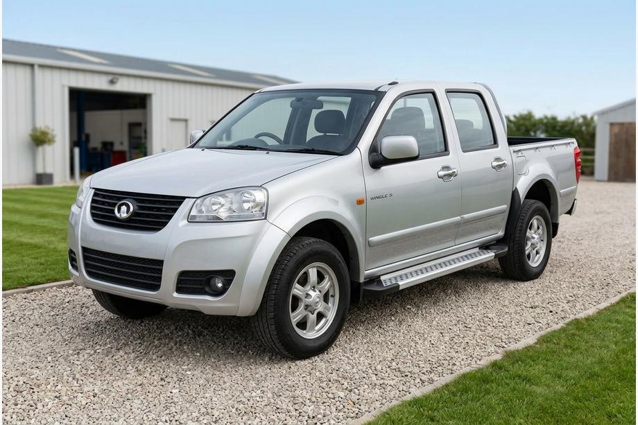 GreatWall Wingle 5 2006- гг. Боковые Подножки New Vision Grey (2 шт., Алюминий) Image