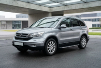 Honda CRV 2007-2011 гг. Боковые Подножки BlackLine (2 шт., Алюминий) фото 1