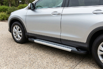 Honda CRV 2012-2016 гг. Боковые Подножки New Vision Grey (2 шт., Алюминий) фото 1