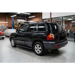 Боковые Подножки Tayga Black (2 шт., Алюминий) Hyundai Santa Fe 1 2000-2006 гг. фото 1
