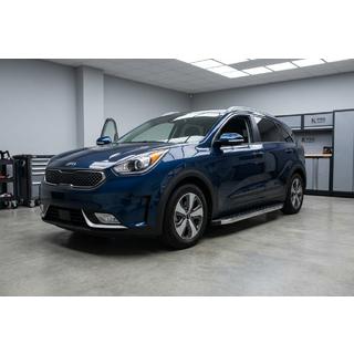 Боковые Подножки BlackLine (2 шт., Алюминий) Kia Niro 2016–2021 гг. фото 1