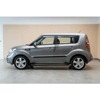 Боковые Подножки New Vision Black (2 шт, Алюминий) Kia Soul I 2008-2013 гг. фото 1