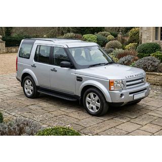 Боковые Подножки Tayga Black (2 шт., Алюминий) Land Rover Discovery III 2004–2009 гг. фото 1