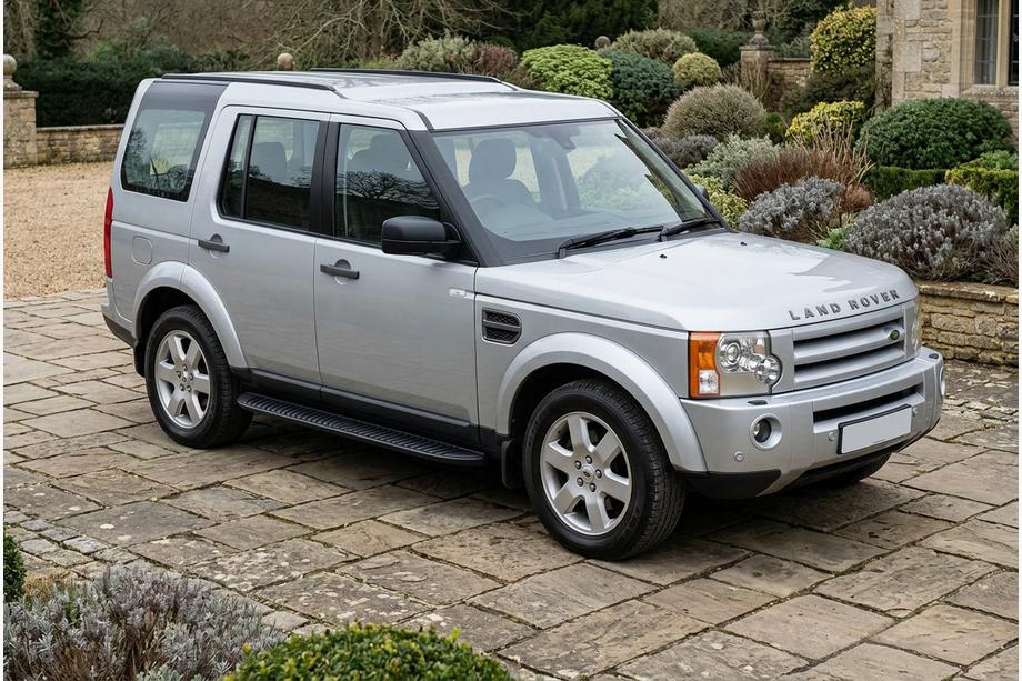 Land Rover Discovery III 2004–2009 гг. Боковые Подножки Tayga Black (2 шт., Алюминий) Image