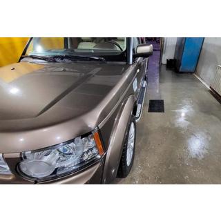 Боковые Подножки Tayga V2 (2 шт., Алюминий) Land Rover Discovery III 2004–2009 гг. фото 4