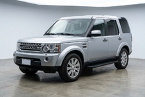 Land Rover Discovery IV 2009-2017 гг. Боковые Подножки Tayga Black (2 шт., Алюминий) фото 1