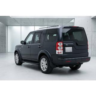 Боковые Подножки Tayga Black (2 шт., Алюминий) Land Rover Discovery IV 2009-2017 гг. фото 2