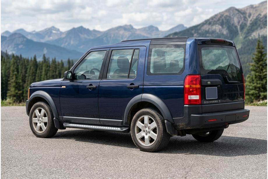 Land Rover Discovery IV 2009-2017 гг. Боковые Подножки New Vision Black (2 шт, Алюминий) Image